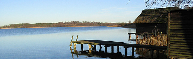 Die Gemeinde Seedorf am Schaalsee Boosthaus und Steg