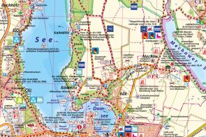 Kartenausschnitt der Gemeinde Römnitz und Umgebung