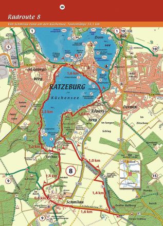 Radroute 8 - Von Schmilau rund um den Küchensee