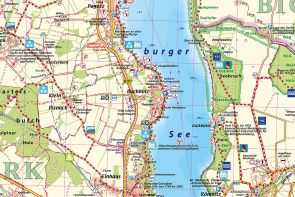 Kartenausschnitt der Gemeinde Buchholz und Umgebung