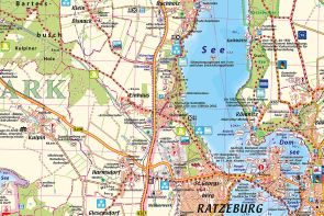 Kartenausschnitt der Gemeinde Einhaus  und Umgebung