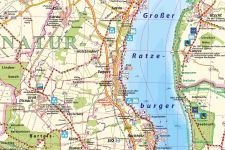 Kartenausschnitt der Gemeinde Pogeez und Umgebung