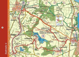 Radroute 6 - Wald - Wasser - Weitblick, auf "Lübschen Pfaden"