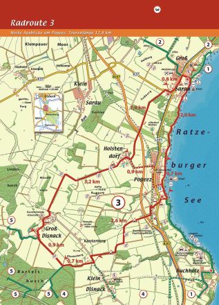 Radroute 3 - Viele Ausblicke um Pogeez