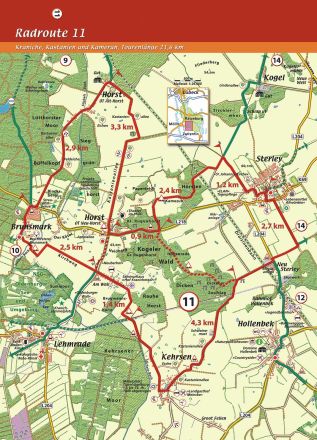 Radroute 11 - Kraniche, Kastanien und Kamerun