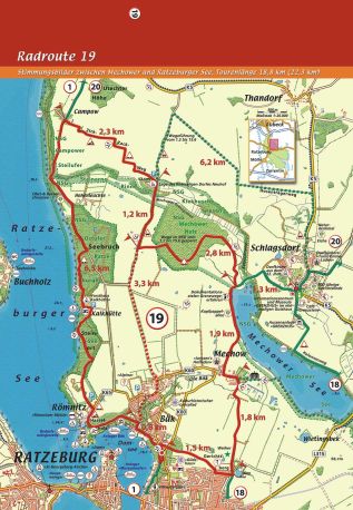 Radroute 19 - Stimmungsbilder zwischen Mechower und Ratzeburger See