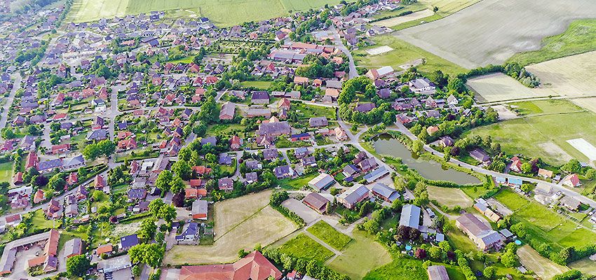 Gemeinde Ziethen Luftbildaufnahme